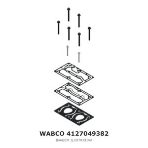 JOGO DE REPARO DO COMPRESSOR DE AR WABCO VOLVO – 4127049382 – imagem ilustrativa