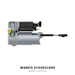 COMPRESSOR DE AR DA SUSPENSÃO PNEUMÁTICA WABCO IVECO – 4154031050 – imagem ilustrativa