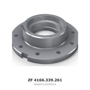 CUBO DA TURBINA ZF 4 WG 65 / 4 WG 65 II(D) / 6 WG 65 – 4166.339.261 – imagem ilustrativa