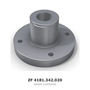 FLANGE DE ALIMENTAÇÃO DE ÓLEO ZF – 4181.342.020 – imagem ilustrativa