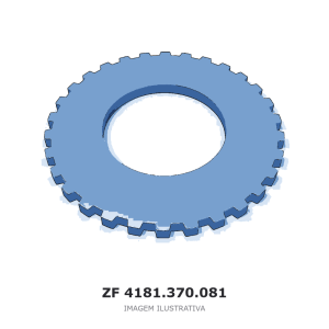 CHAPA INTERMEDIÁRIA ZF – 4181.370.081 – imagem ilustrativa