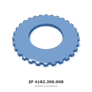 CHAPA DE FIXAÇÃO ZF – 4182.306.008 – imagem ilustrativa
