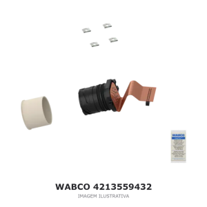 JOGO DE REPARO DO ATUADOR DA CAIXA DE CÂMBIO AUTOMATIZADA WABCO – 4213559432 – imagem ilustrativa