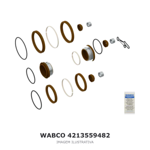 JOGO DE REPARO DO ATUADOR DA CAIXA DE CÂMBIO AUTOMATIZADA WABCO – 4213559482 – imagem ilustrativa