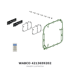 JOGO DE REPARO DO ATUADOR DA CAIXA DE CÂMBIO AUTOMATIZADA WABCO VOLVO / RENAULT – 4213659202 – imagem ilustrativa