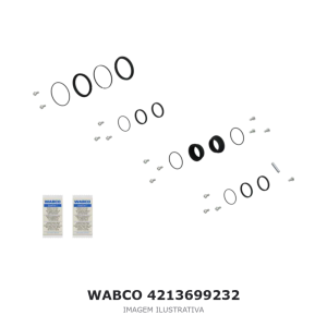 JOGO DE REPARO DO ATUADOR DA CAIXA DE CÂMBIO AUTOMATIZADA WABCO VOLVO – 4213699232 – imagem ilustrativa