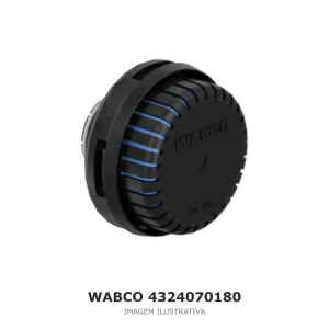 SILENCIADOR WABCO VOLVO / IVECO / RENAULT – 4324070180 – imagem ilustrativa