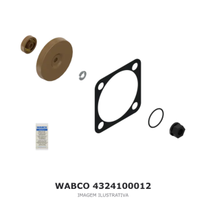 JOGO DE REPARO DO SECADOR DE AR WABCO MERCEDES-BENZ / VOLVO / SCANIA – 4324100012 – imagem ilustrativa