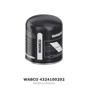CARTUCHO FILTRO SECADOR DE AR WABCO MERCEDES-BENZ / VOLVO / MAN – 4324100202 – imagem ilustrativa