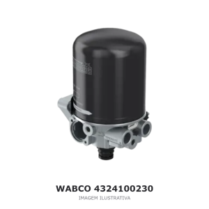 SECADOR DE AR WABCO IVECO / DAF – 4324100230 – imagem ilustrativa