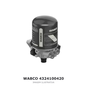 SECADOR DE AR WABCO 24 V MERCEDES-BENZ / SCANIA / DAF – 4324100420 – imagem ilustrativa