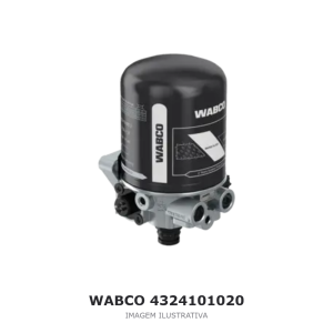 CARTUCHO FILTRO SECADOR DE AR COMPRIMIDO WABCO MERCEDES-BENZ / VOLVO / SCANIA – 4324101020 – imagem ilustrativa