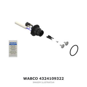 JOGO DE REPARO DO SECADOR DE AR WABCO MERCEDES-BENZ / VOLVO / IVECO – 4324109322 – imagem ilustrativa