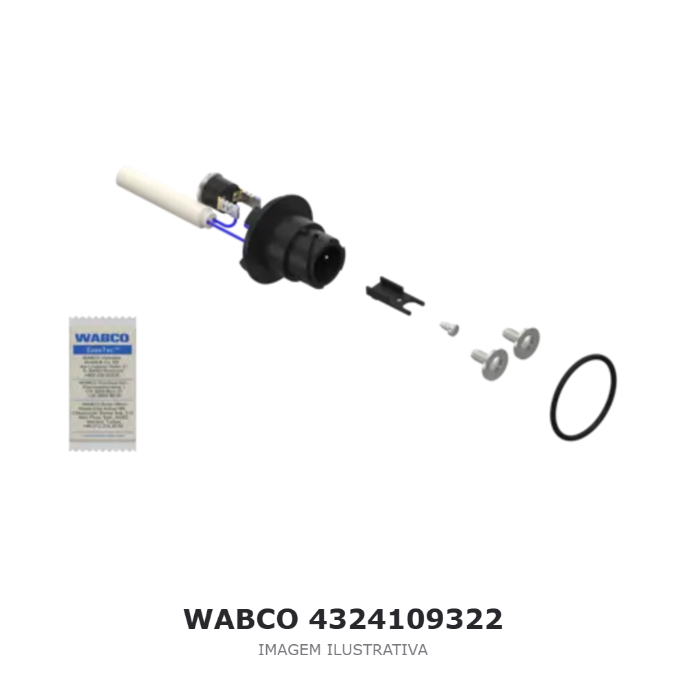 JOGO DE REPARO DO SECADOR DE AR WABCO MERCEDES-BENZ / VOLVO / IVECO – 4324109322 – imagem ilustrativa JOGO DE REPARO DO SECADOR DE AR WABCO MERCEDES-BENZ / VOLVO / IVECO – 4324109322 – imagem ilustrativa