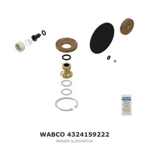 JOGO DE REPARO DO SECADOR DE AR WABCO – 4324159222 – imagem ilustrativa
