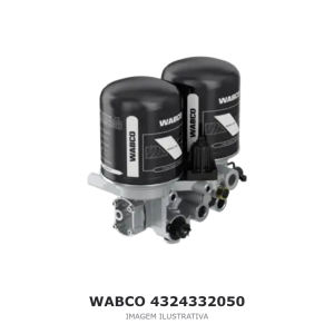 SECADOR DE AR WABCO DE DUPLA CÂMARA 24 V – 4324332050 – imagem ilustrativa