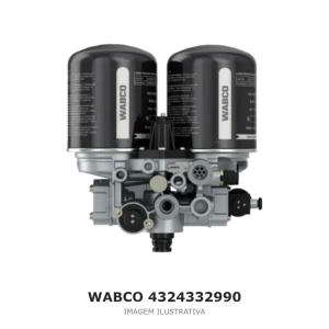 SECADOR DE AR WABCO DE DUPLA CÂMARA 24 V – 4324332990 – imagem ilustrativa