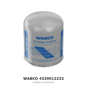 CARTUCHO FILTRO SECADOR DE AR WABCO MERCEDES-BENZ / VOLVO / SCANIA – 4329012232 – imagem ilustrativa
