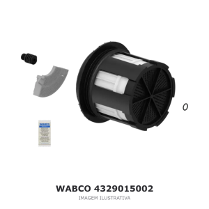 CARTUCHO FILTRO SECADOR DE AR WABCO VOLVO / RENAULT – 4329015002 – imagem ilustrativa