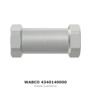 VÁLVULA DE RETENÇÃO WABCO MERCEDES-BENZ / VOLVO / SCANIA – 4340140000 – imagem ilustrativa
