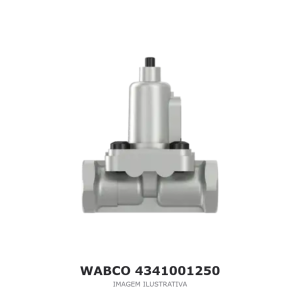 VÁLVULA DE CARREGAMENTO WABCO MERCEDES-BENZ / VOLVO / SCANIA – 4341001250 – imagem ilustrativa