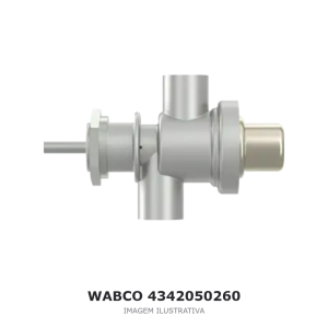 VÁLVULA 3/2 VIAS WABCO VOLVO / DAF – 4342050260 – imagem ilustrativa