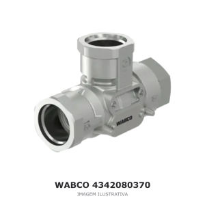 VÁLVULA DE DUAS VIAS WABCO MERCEDES-BENZ – 4342080370 – imagem ilustrativa