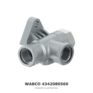 VÁLVULA DE DUAS VIAS WABCO MAN / VW – 4342080560 – imagem ilustrativa