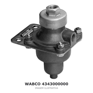 VÁLVULA DE DRENO AUTOMÁTICA WABCO MERCEDES-BENZ / MAN / IVECO – 4343000000 – imagem ilustrativa
