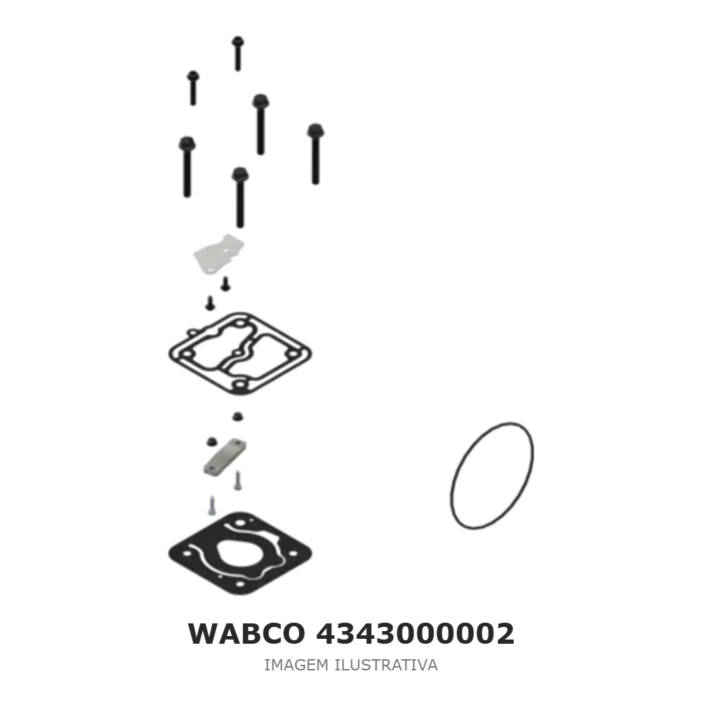 JOGO DE REPARO DA VÁLVULA DRENO WABCO MERCEDES-BENZ / VOLVO / SCANIA – 4343000002 – imagem ilustrativa JOGO DE REPARO DA VÁLVULA DRENO WABCO MERCEDES-BENZ / VOLVO / SCANIA – 4343000002 – imagem ilustrativa