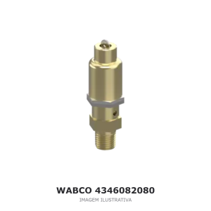 VÁLVULA DE SEGURANÇA WABCO VOLVO – 4346082080 – imagem ilustrativa