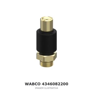 VÁLVULA DE SEGURANÇA WABCO VOLVO / DAF – 4346082200 – imagem ilustrativa