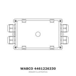 COMPONENTE ELETRÔNICO WABCO – 4461226330 – imagem ilustrativa