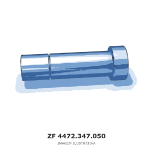 PINO CILÍNDRICO ZF MT-E 3050 HL II / MT-E 3080 / MT-E 3050 HL – 4472.347.050 – imagem ilustrativa