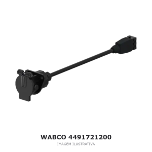 CABO CONECTOR ELÉTRICO WABCO 12 M MERCEDES-BENZ / VOLVO / SCANIA – 4491721200 – imagem ilustrativa