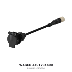 CABO CONECTOR ELÉTRICO WABCO 14 M KÖGEL / SCHMITZ CARGOBULL – 4491731400 – imagem ilustrativa