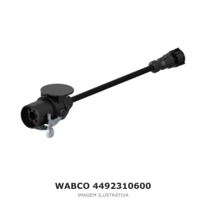 CABO CONECTOR ELÉTRICO WABCO 6 M KRONE – 4492310600 – imagem ilustrativa