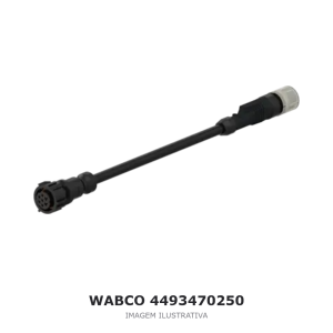 CABO CONECTOR ELÉTRICO WABCO 2.5 M SCANIA – 4493470250 – imagem ilustrativa