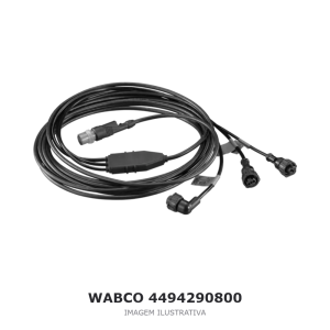 CABO CONECTOR ELÉTRICO WABCO 8 M SCANIA – 4494290800 – imagem ilustrativa