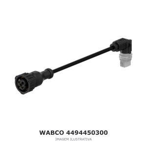 CABO CONECTOR ELÉTRICO WABCO 3 M SCANIA – 4494450300 – imagem ilustrativa