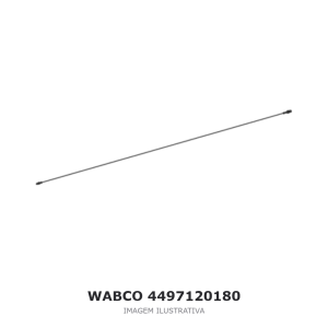 CABO CONECTOR ELÉTRICO WABCO 1.8 M VOLVO / SCANIA / MAN – 4497120180 – imagem ilustrativa