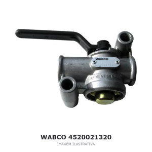 VÁLVULA DE BLOQUEIO WABCO MERCEDES-BENZ / VOLVO / SCANIA – 4520021320 – imagem ilustrativa
