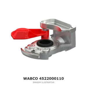 ACOPLAMENTO PNEUMÁTICO WABCO VOLVO / SCANIA / MAN – 4522000110 – imagem ilustrativa