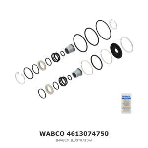 VÁLVULA PEDAL DE FREIO WABCO MERCEDES-BENZ / VOLVO – 4613074750 – imagem ilustrativa