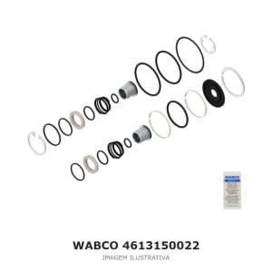 VÁLVULA PEDAL DE FREIO WABCO MERCEDES-BENZ / MAN / IVECO – 4613150022 – imagem ilustrativa