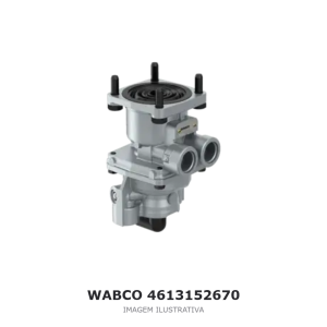 VÁLVULA PEDAL DE FREIO WABCO BEIBEN / DONGFENG (DFM) / SINOTRUK (CNHTC) – 4613152670 – imagem ilustrativa