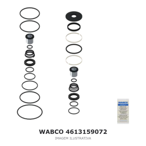 VÁLVULA PEDAL DE FREIO WABCO MERCEDES-BENZ / SCANIA / RENAULT – 4613159072 – imagem ilustrativa
