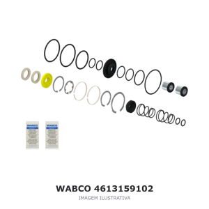 VÁLVULA PEDAL DE FREIO WABCO MERCEDES-BENZ – 4613159102 – imagem ilustrativa