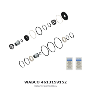 VÁLVULA PEDAL DE FREIO WABCO MERCEDES-BENZ / VOLVO / IVECO – 4613159152 – imagem ilustrativa
