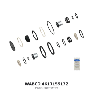 VÁLVULA PEDAL DE FREIO WABCO MERCEDES-BENZ / VOLVO / DAF – 4613159172 – imagem ilustrativa